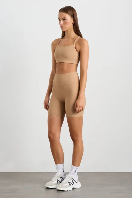 Ribbed Mid Length Bike Short 601 sold by Aje