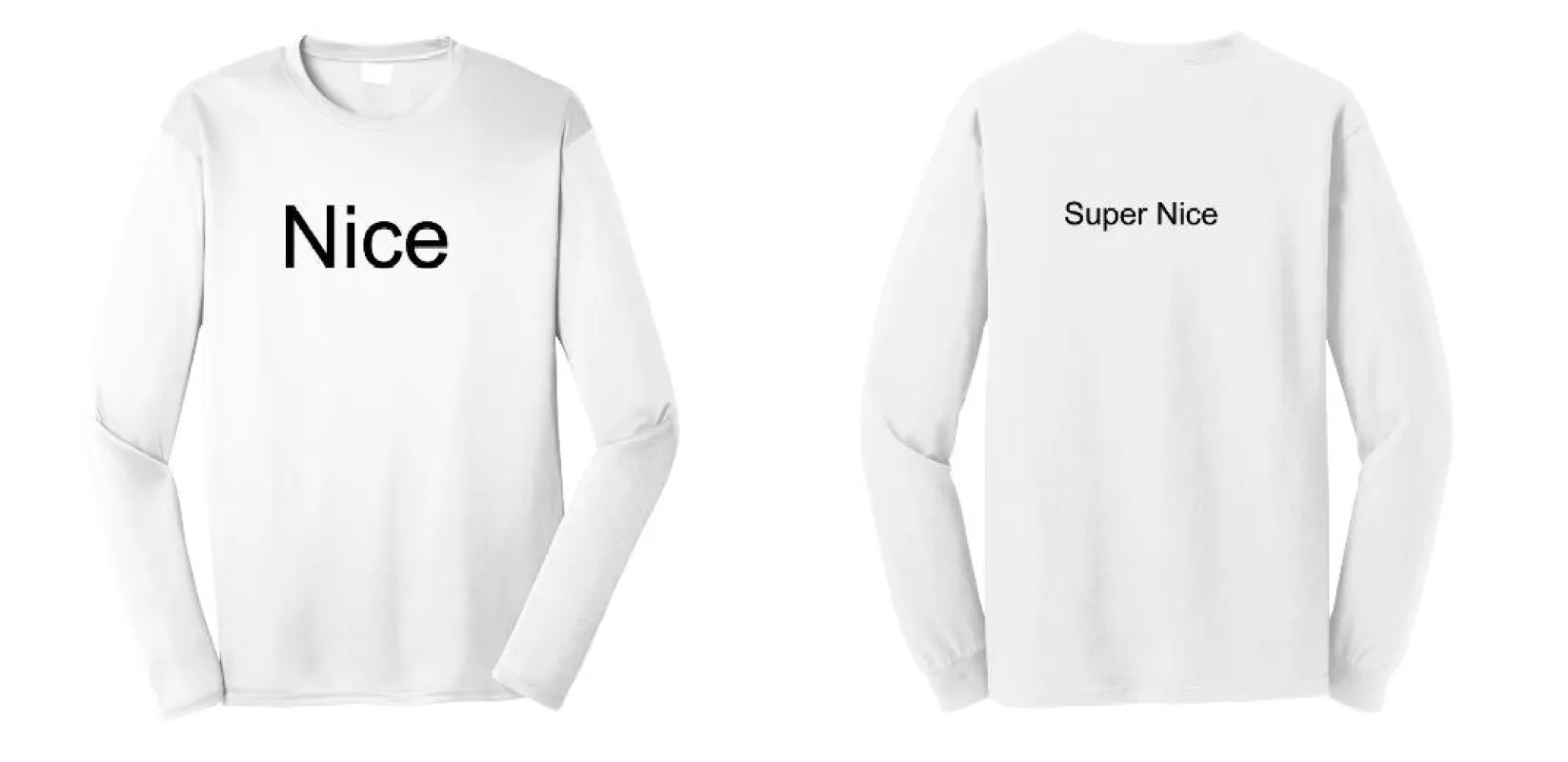 50 Dri Fit Long Sleeve ($589) + Free Shipping sold by Tshirt Center