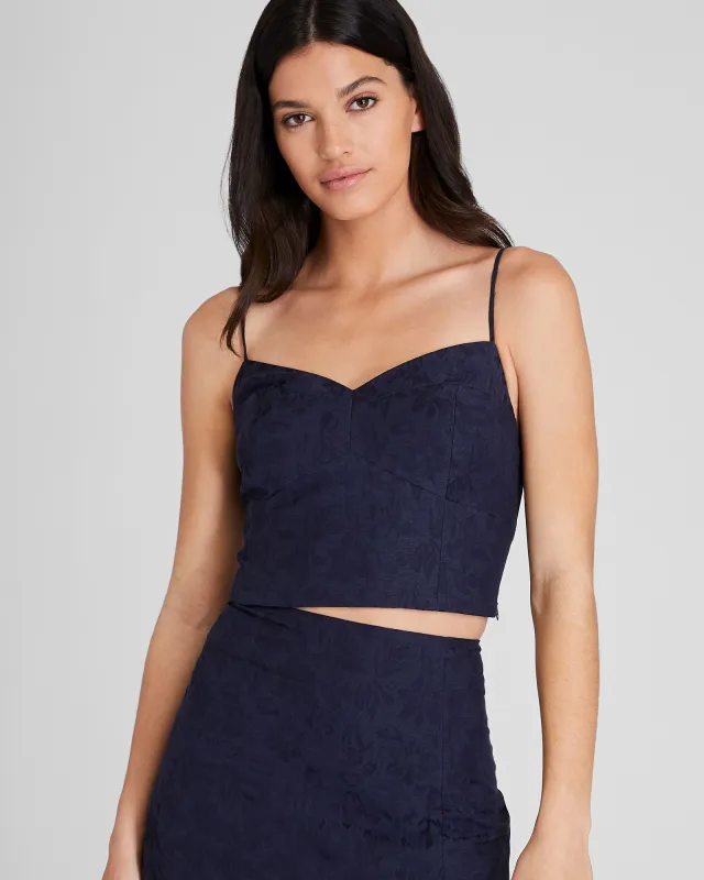 Paneled Fitted Top sold by Club Monaco