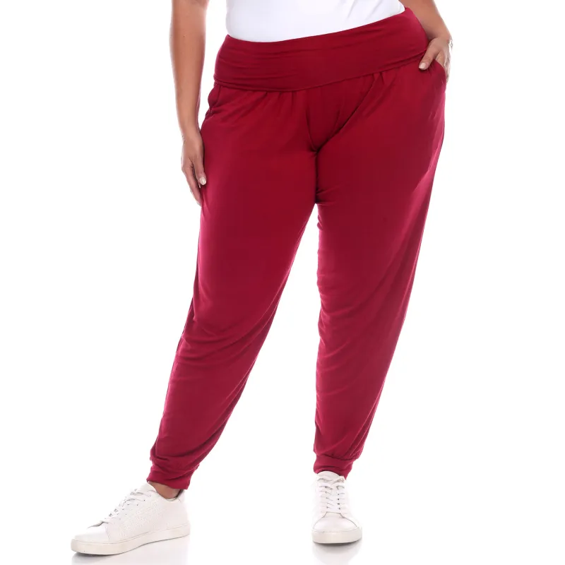 Women's Plus Harem Pants sold by White Mark
