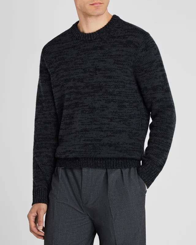 Marl Slub Wool Blend Crewneck sold by Club Monaco