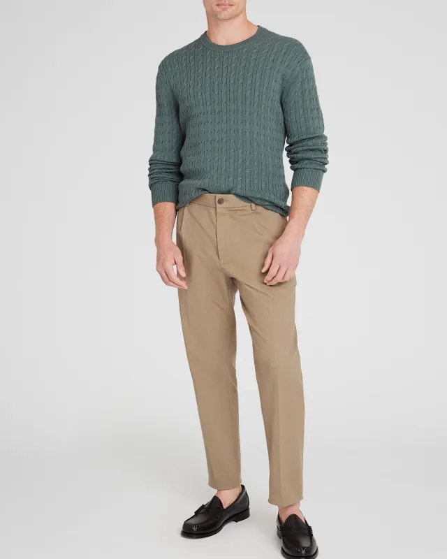 Hybrid Texture Elasticated Trouser sold by Club Monaco
