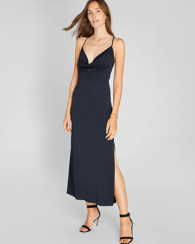 Cowl Neck Maxi Dress sold by Club Monaco