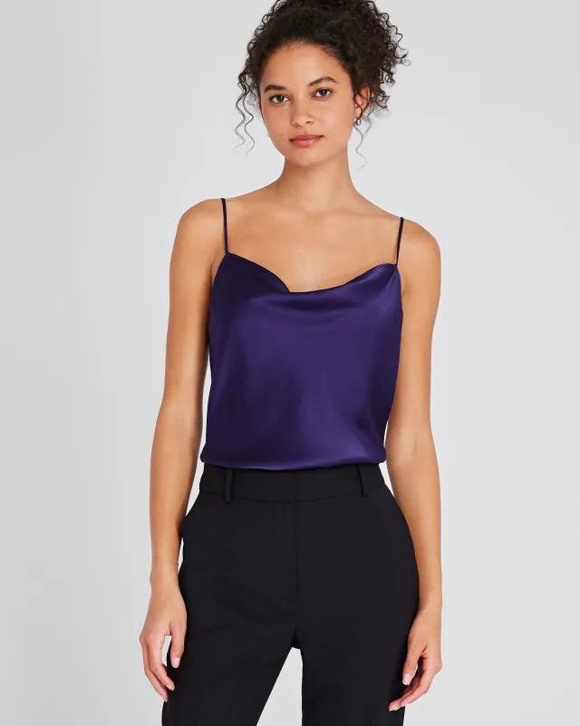 Silk Charmeuse Cowl Neck Cami sold by Club Monaco