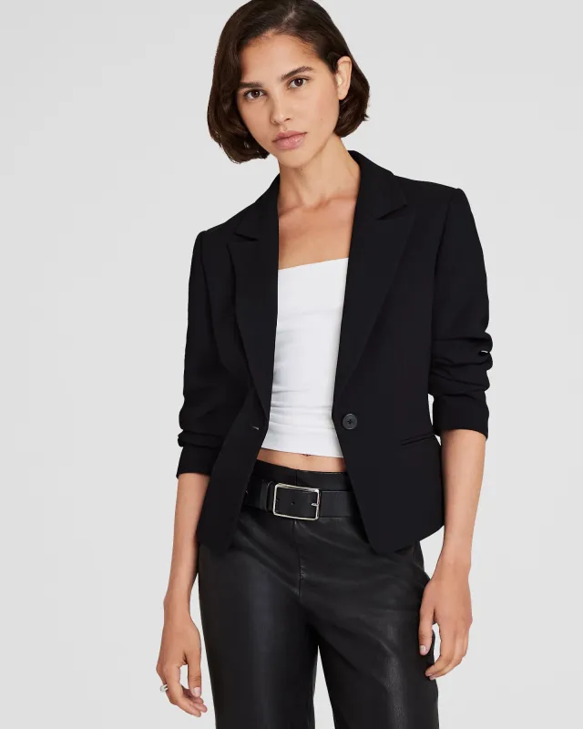 Crepe Pintuck Blazer sold by Club Monaco