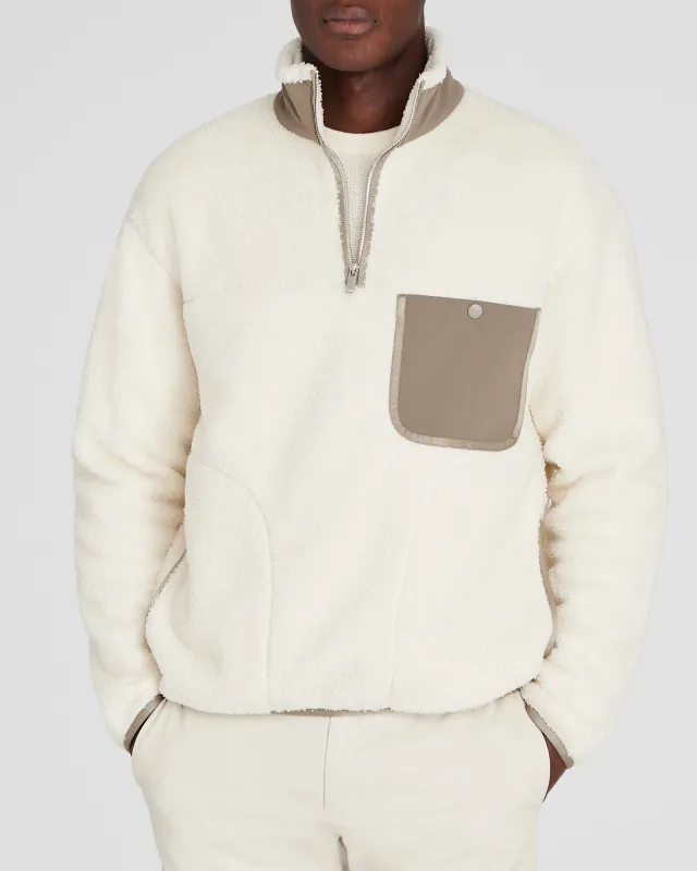 Sherpa Half-Zip sold by Club Monaco