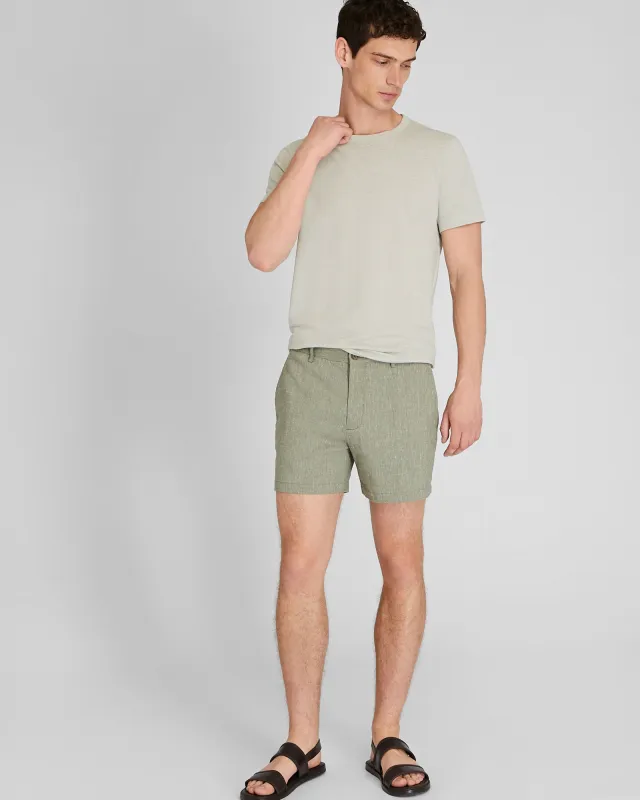 Jax Linen 5" Shorts sold by Club Monaco