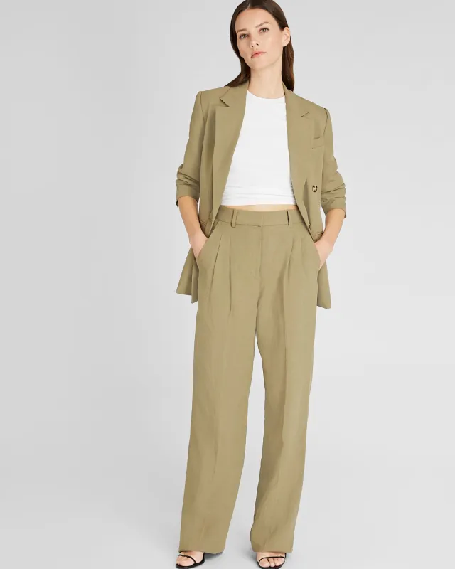 Pleated Lightweight Trouser sold by Club Monaco