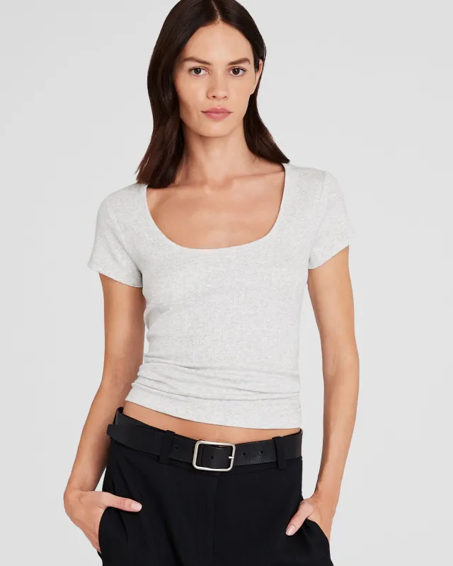 Bowee Scoop Neck Tee sold by Club Monaco