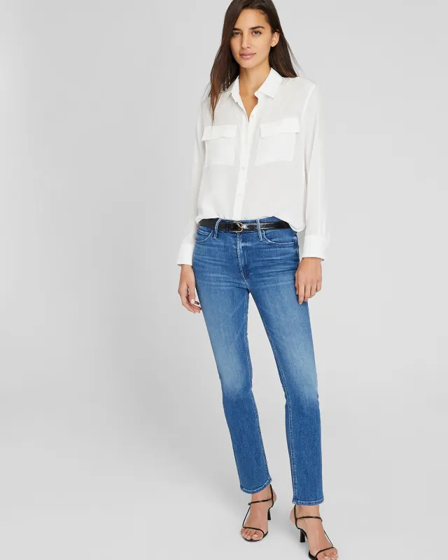 MOTHER Mid Rise Dazzler Ankle Jeans sold by Club Monaco