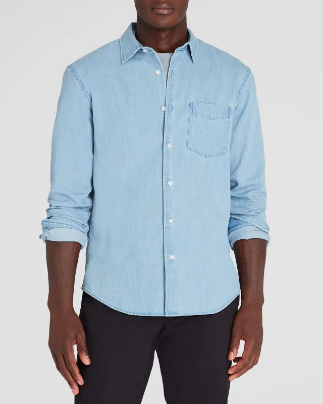 Long-Sleeve Denim Shirt sold by Club Monaco