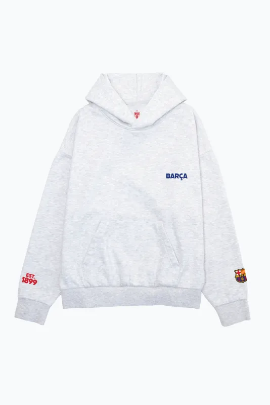 FC Barcelona SuperHeavy™️ Hoodie - Ash sold by Peace-Collective