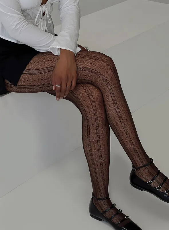 Hopper Stockings Brown sold by Princess Polly
