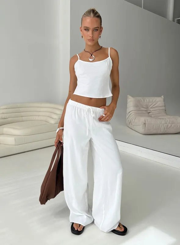 Paigey Set White sold by Princess Polly