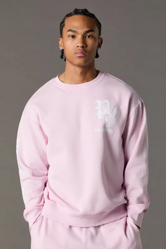 Playboy Graphic Fleece Sweatshirt sold by Urban Planet