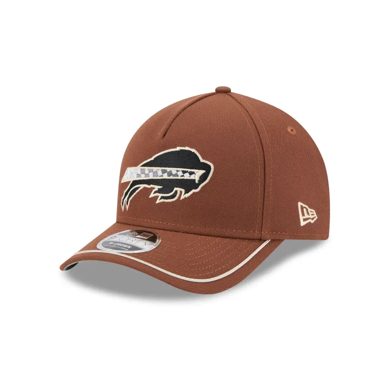 Buffalo Bills Motorsport 9FORTY M-Crown A-Frame Snapback Hat sold by New Era
