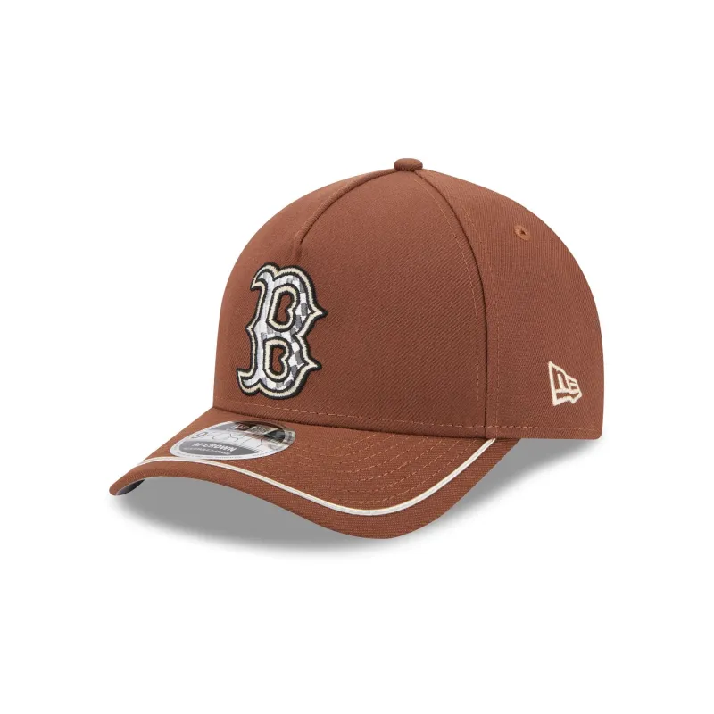 Boston Red Sox Motorsport 9FORTY M-Crown A-Frame Snapback Hat sold by New Era