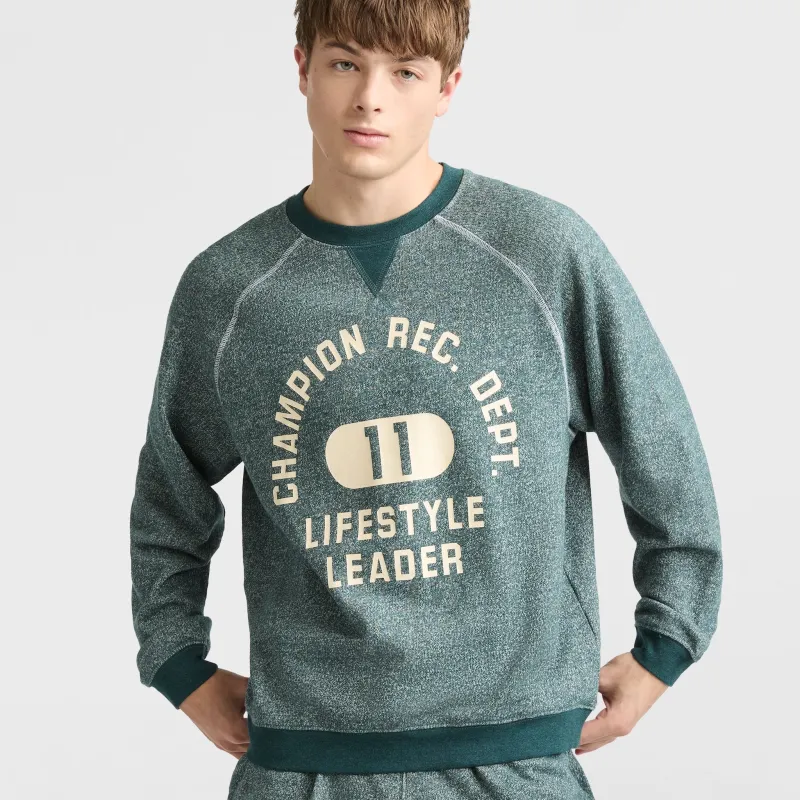 Yearbook Raglan Crewneck Sweatshirt, Rec. Dept. sold by Champion