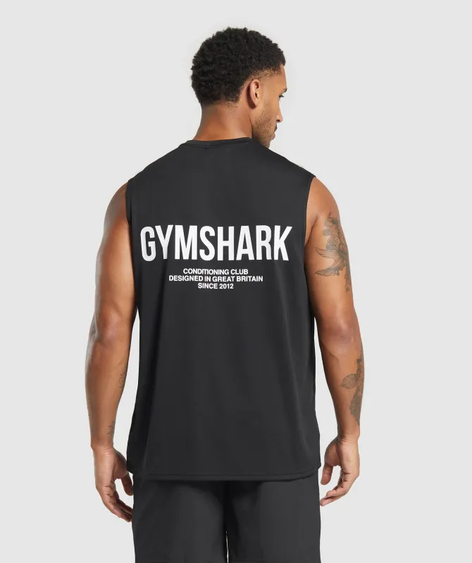 Gymshark Conditioning Club Tank - Black sold by Gymshark