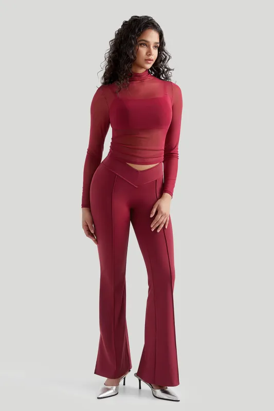 Backless Sexy 3Pcs Flare Leg Set sold by MOOSLOVER