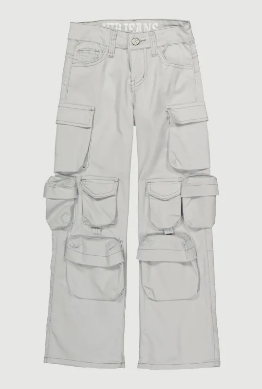 Girls VIP Multi Pocket Cargo Pants sold by Rainbow