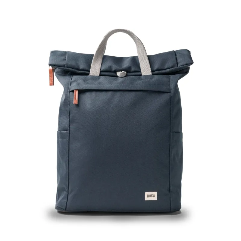 ROKA Finchley A Smoke Large Recycled Canvas Bag - OS sold by The Foot Factory