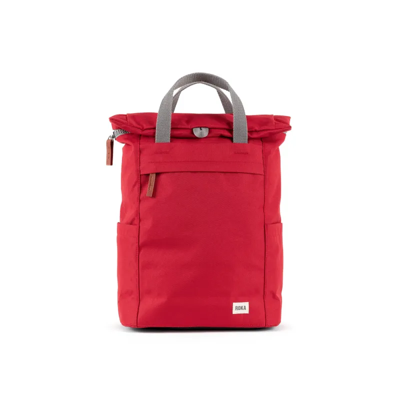 ROKA Finchley A Mars Red Medium Recycled Canvas Bag - OS sold by The Foot Factory