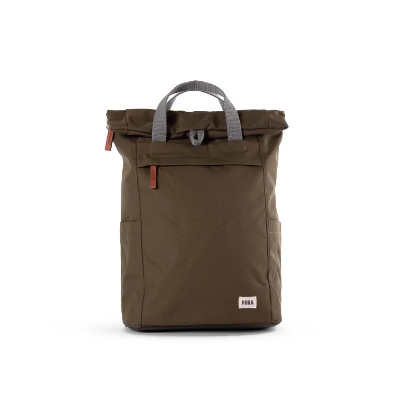 ROKA Finchley A Moss Medium Recycled Canvas Bag - OS sold by The Foot Factory