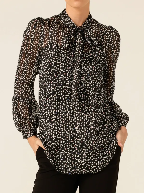 SACHA DRAKE MOONLIT CONFETTI BLOUSE sold by ENNI