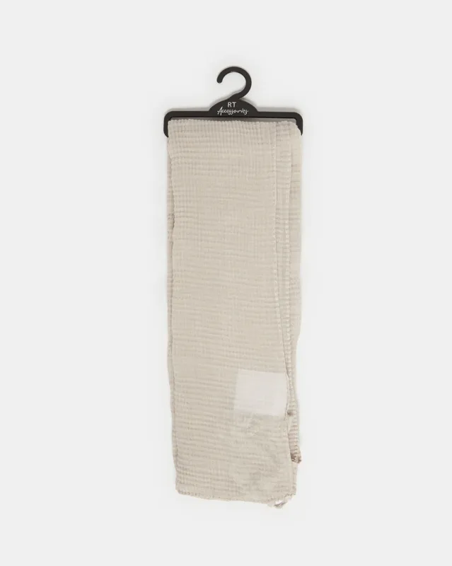 Women Grey Scarf sold by Redtag