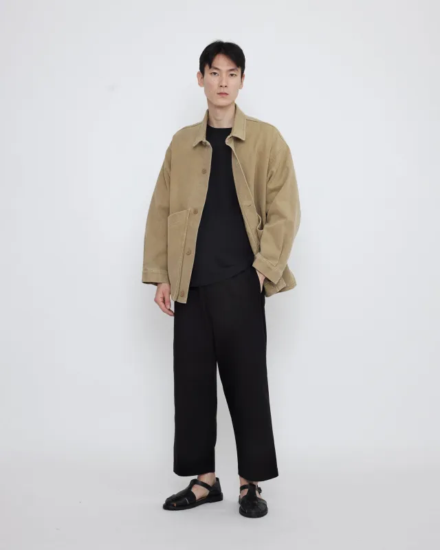 Signature Panel Pockets Shirt Jacket - Spring Edition - Washed Kelp sold by 7115 by Szeki