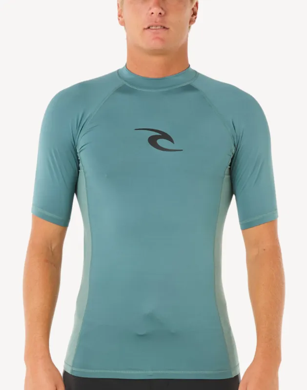 Men's Waves UPF 50 Short Sleeve Rashguard sold by swimco