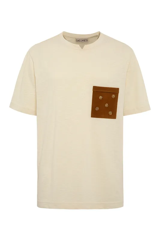 JOEL - Short sleeve t-shirt with rhinestones sold by Siedres