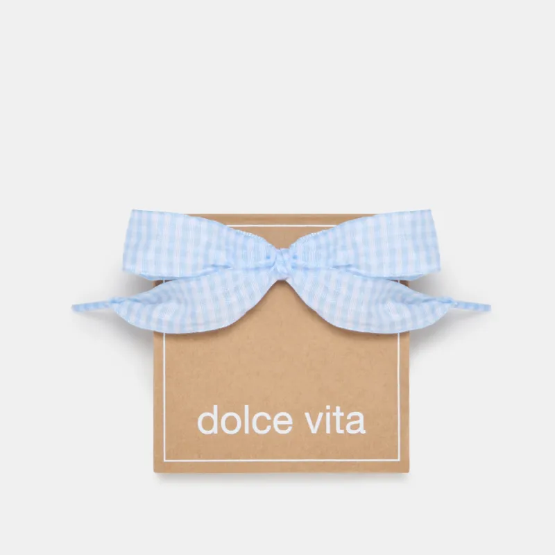 GINGHAM LACE BLUE MULTI sold by Dolce Vita