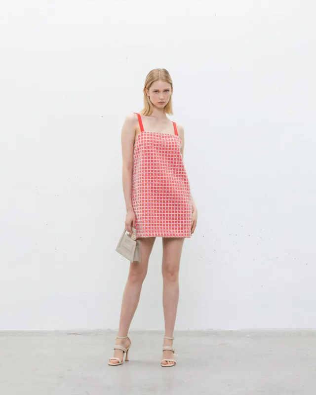 Abito mini retinato in paillettes sold by Jijil