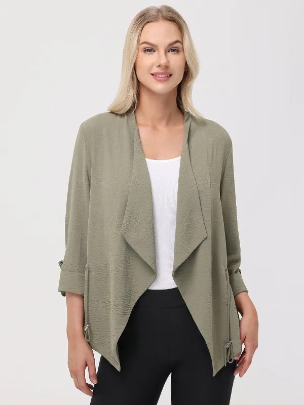Hi Lo Open Front Jacket sold by 89th & Madison