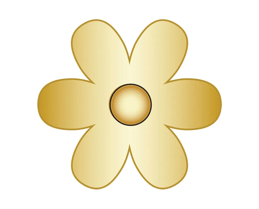 Mini Daisy Icon - Gold sold by BaubleBar