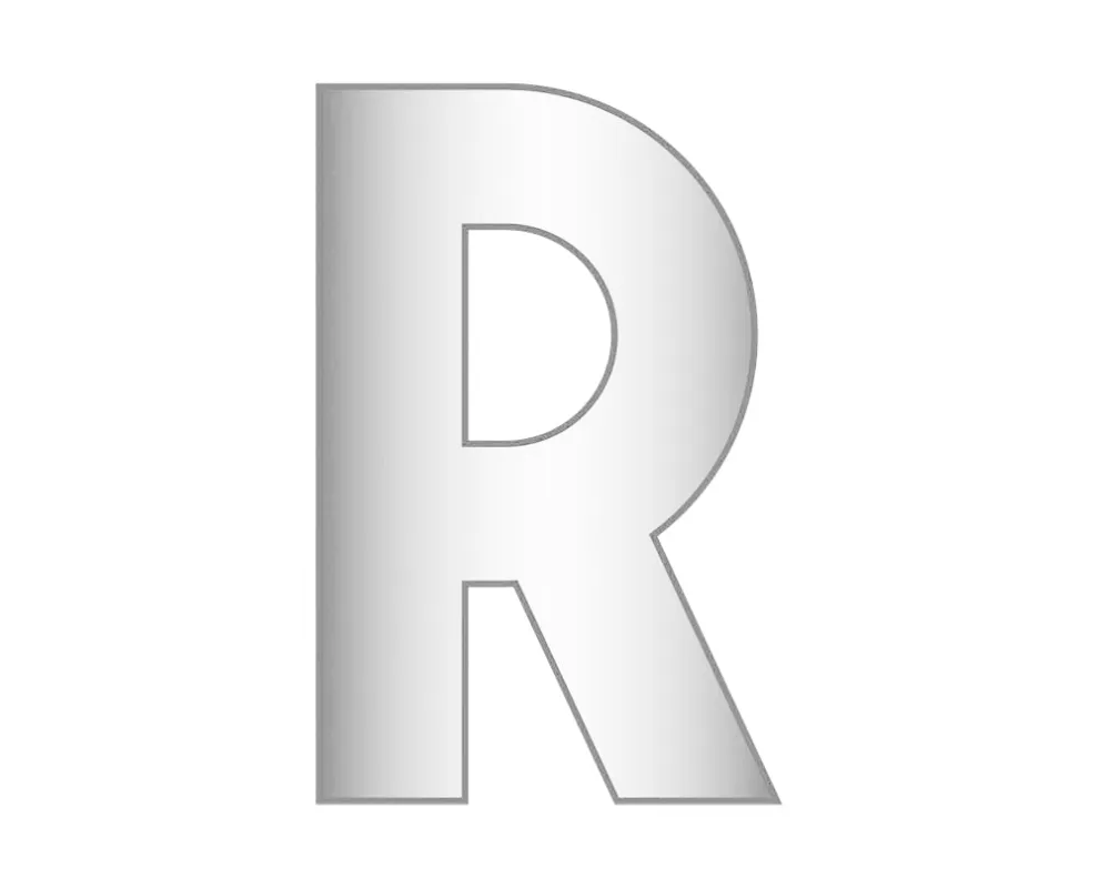 Mini R - Silver sold by BaubleBar