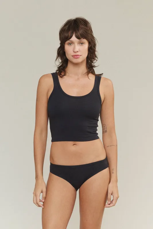 Jungmaven | Sporty Tank - Black sold by Fort