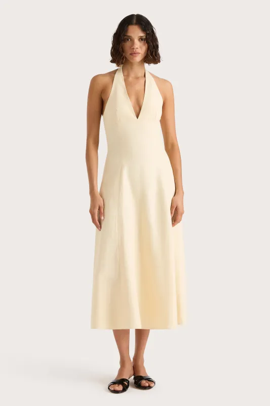 Marais Midi Dress Butter - Final Sale sold by Faithfull the Brand