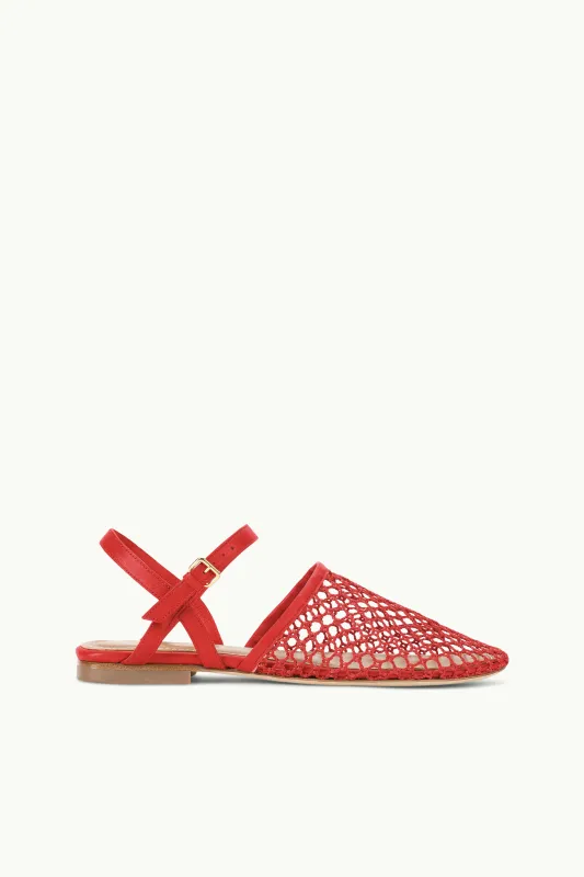RETE SANDAL | RED NETTING sold by STAUD