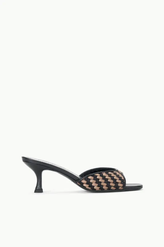 BRIGITTE MULE | BLACK WOVEN sold by STAUD