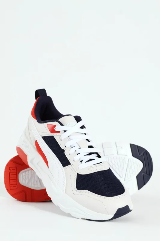 Trinity 2 Lite Sneaker- White/Navy sold by Edgars 