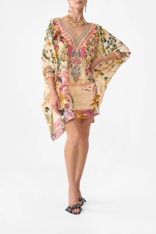 SHORT KAFTAN WITH CUFF WELCOME TO THE WHITE LOTUS sold by Camilla