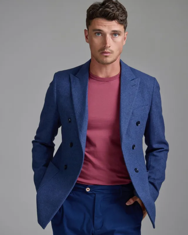Chester Herringbone Wool Blzer sold by Oxford Shop