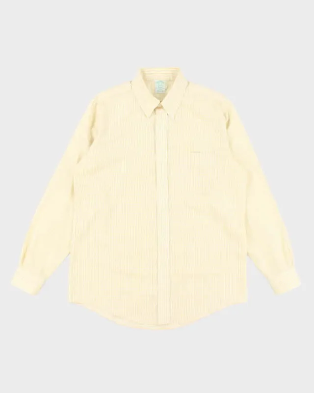 Vintage Brooks Brothers Yellow Checked Long Sleeve Shirt - XL sold by Rokit