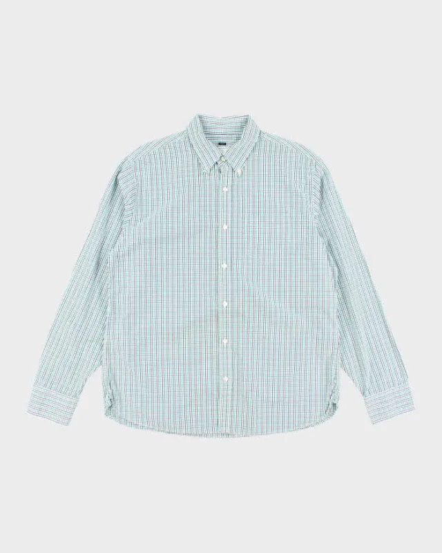 Vintage Club Monaco Checked Long Sleeve Shirt - L sold by Rokit