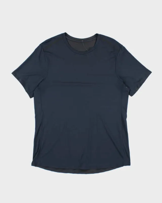 Men's LuluLemon Navy Lightweight Sports T-Shirt - L sold by Rokit