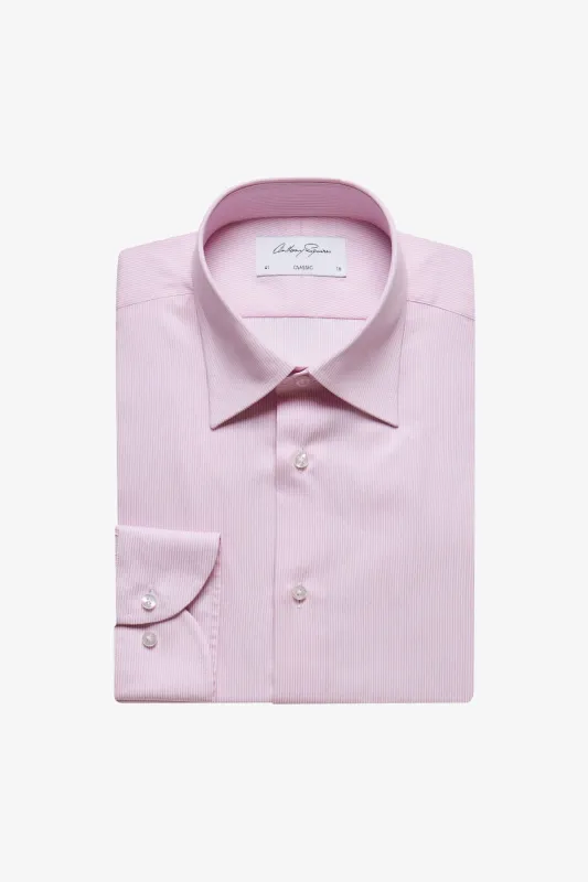 Gus fine twill stripe sold by Anthony Squires