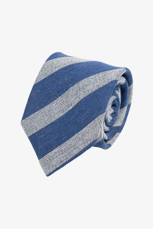 Tie - Silk mixed stripes sold by Anthony Squires